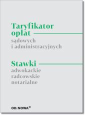 Taryfikator opłat sądowych i administracyjnych Taryfikator opłat sądowych i administracyjnych