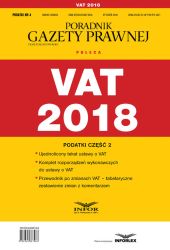 VAT 2018 Podatki Część 2 VAT 2018 Podatki Część 2