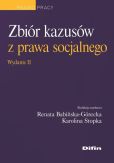 Zbiór kazusów z prawa socjalnego Zbiór kazusów z prawa socjalnego