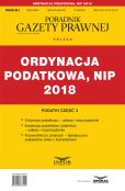 Ordynacja Podatkowa NIP 2018 Podatki Część 3 Ordynacja Podatkowa NIP 2018 Podatki Część 3