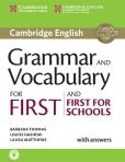Grammar and Vocabulary for First and First for Schools with answers Grammar and Vocabulary for First and First for Schools with answers