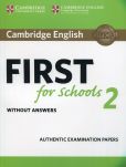 Cambridge English First for Schools 2 Student's Book without answers Cambridge English First for Schools 2 Student's Book without answers