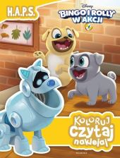Bingo i Rolly w akcji Koloruj czytaj naklejaj Bingo i Rolly w akcji Koloruj czytaj naklejaj