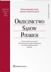 Orzecznictwo Sądów Polskich 