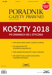 Koszty 2018 po zmianach Koszty 2018 po zmianach