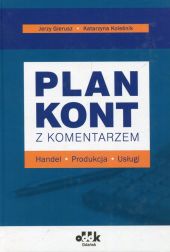 Plan kont z komentarzem Plan kont z komentarzem