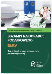 Egzamin na doradcę podatkowego Testy Egzamin na doradcę podatkowego Testy