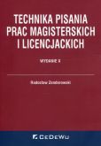 Technika pisania prac magisterskich i licencjackich Technika pisania prac magisterskich i licencjackich