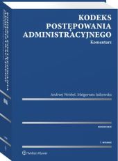 Kodeks postępowania administracyjnego. Komentarz Andrzej Wróbel