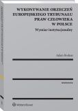 Wykonywanie orzeczeń Europejskiego Trybunału Praw Człowieka w Polsce. Wymiar instytucjonalny Wykonywanie orzeczeń Europejskiego Trybunału Praw Człowieka w Polsce. Wymiar instytucjonalny