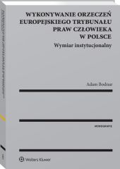 Wykonywanie orzeczeń Europejskiego Trybunału Praw Człowieka w Polsce. Wymiar instytucjonalny Wykonywanie orzeczeń Europejskiego Trybunału Praw Człowieka w Polsce. Wymiar instytucjonalny