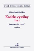 Kodeks cywilny. Tom I. Komentarz do art. 1–449(10) Kodeks cywilny. Tom I. Komentarz do art. 1–449(10)
