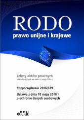 RODO prawo unijne i krajowe RODO prawo unijne i krajowe