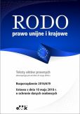 RODO prawo unijne i krajowe RODO prawo unijne i krajowe