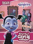 Portret wampira Vampirina. Koloruj, czytaj, naklejaj Portret wampira Vampirina. Koloruj, czytaj, naklejaj
