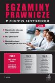 Egzaminy Prawnicze Ministerstwa Sprawiedliwości 2019. Tom 1. Akta cywilne i karne Egzaminy Prawnicze Ministerstwa Sprawiedliwości 2019. Tom 1. Akta cywilne i karne