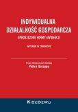 Indywidualna działalność gospodarcza Indywidualna działalność gospodarcza