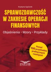 Sprawozdawczość w zakresie operacji finansowych Sprawozdawczość w zakresie operacji finansowych