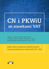 CN i PKWiU ze stawkami VAT CN i PKWiU ze stawkami VAT
