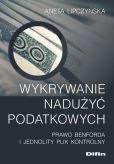 Wykrywanie nadużyć podatkowych Wykrywanie nadużyć podatkowych