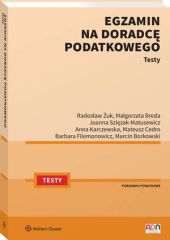 Egzamin na doradcę podatkowego. Testy Egzamin na doradcę podatkowego. Testy