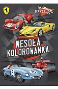 Ferrari Wesoła kolorowanka z naklejkami Ferrari Wesoła kolorowanka z naklejkami