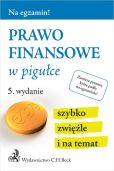 Prawo finansowe w pigułce Prawo finansowe w pigułce