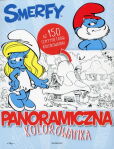 Smerfy Panoramiczna kolorowanka Smerfy Panoramiczna kolorowanka
