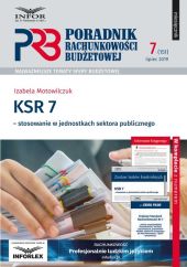 KSR 7- stosowanie w jednostkach sektora publicznego KSR 7- stosowanie w jednostkach sektora publicznego