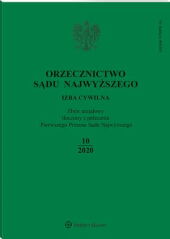 Orzecznictwo Sądu Najwyższego. Izba Cywilna Orzecznictwo Sądu Najwyższego. Izba Cywilna