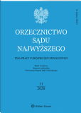 Orzecznictwo Sądu Najwyższego. Izba Pracy i Ubezpieczeń Społecznych Orzecznictwo Sądu Najwyższego. Izba Pracy i Ubezpieczeń Społecznych