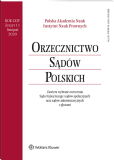 Orzecznictwo Sądów Polskich Orzecznictwo Sądów Polskich