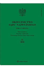 Orzecznictwo Sądu Najwyższego. Izba Cywilna Orzecznictwo Sądu Najwyższego. Izba Cywilna