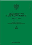 Orzecznictwo Sądu Najwyższego. Izba Cywilna Orzecznictwo Sądu Najwyższego. Izba Cywilna
