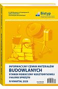 Informacyjny cennik MATERIAŁÓW BUDOWLANYCH, stawek robocizny kosztorysowej i najmu sprzętu Informacyjny cennik MATERIAŁÓW BUDOWLANYCH, stawek robocizny kosztorysowej i najmu sprzętu