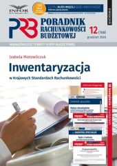 Inwentaryzacja w Krajowych Standardach Rachunkowości Inwentaryzacja w Krajowych Standardach Rachunkowości