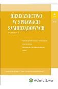 Orzecznictwo w Sprawach Samorządowych Orzecznictwo w Sprawach Samorządowych