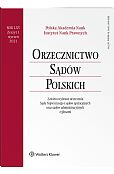 Orzecznictwo Sądów Polskich Orzecznictwo Sądów Polskich