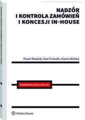 Nadzór i kontrola zamówień i koncesji in-house Nadzór i kontrola zamówień i koncesji in-house