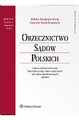Orzecznictwo Sądów Polskich Orzecznictwo Sądów Polskich