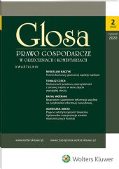 Glosa - Prawo Gospodarcze w Orzeczeniach i Komentarzach Glosa - Prawo Gospodarcze w Orzeczeniach i Komentarzach