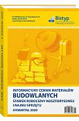 Informacyjny cennik MATERIAŁÓW BUDOWLANYCH, stawek robocizny kosztorysowej i najmu sprzętu Informacyjny cennik MATERIAŁÓW BUDOWLANYCH, stawek robocizny kosztorysowej i najmu sprzętu