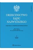 Orzecznictwo Sądu Najwyższego. Izba Pracy i Ubezpieczeń Społecznych Orzecznictwo Sądu Najwyższego. Izba Pracy i Ubezpieczeń Społecznych