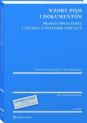 Wzory pism i dokumentów - prawo oświatowe i ustawa o systemie oświaty - z serii MERITUM Wzory pism i dokumentów - prawo oświatowe i ustawa o systemie oświaty - z serii MERITUM