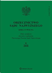 Orzecznictwo Sądu Najwyższego. Izba Cywilna Orzecznictwo Sądu Najwyższego. Izba Cywilna