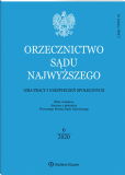 Orzecznictwo Sądu Najwyższego. Izba Pracy i Ubezpieczeń Społecznych Orzecznictwo Sądu Najwyższego. Izba Pracy i Ubezpieczeń Społecznych