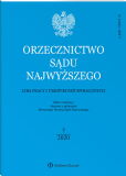 Orzecznictwo Sądu Najwyższego. Izba Pracy i Ubezpieczeń Społecznych Orzecznictwo Sądu Najwyższego. Izba Pracy i Ubezpieczeń Społecznych