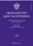 Orzecznictwo Sądu Najwyższego. Izba Kontroli Nadzwyczajnej i Spraw Publicznych Orzecznictwo Sądu Najwyższego. Izba Kontroli Nadzwyczajnej i Spraw Publicznych