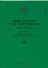 Orzecznictwo Sądu Najwyższego. Izba Cywilna Orzecznictwo Sądu Najwyższego. Izba Cywilna