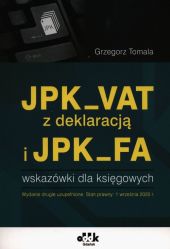 JPK_VAT z deklaracją i JPK_FA JPK_VAT z deklaracją i JPK_FA
